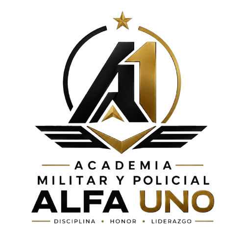 Logo academia militar y policial Alfa Uno Ibarra
